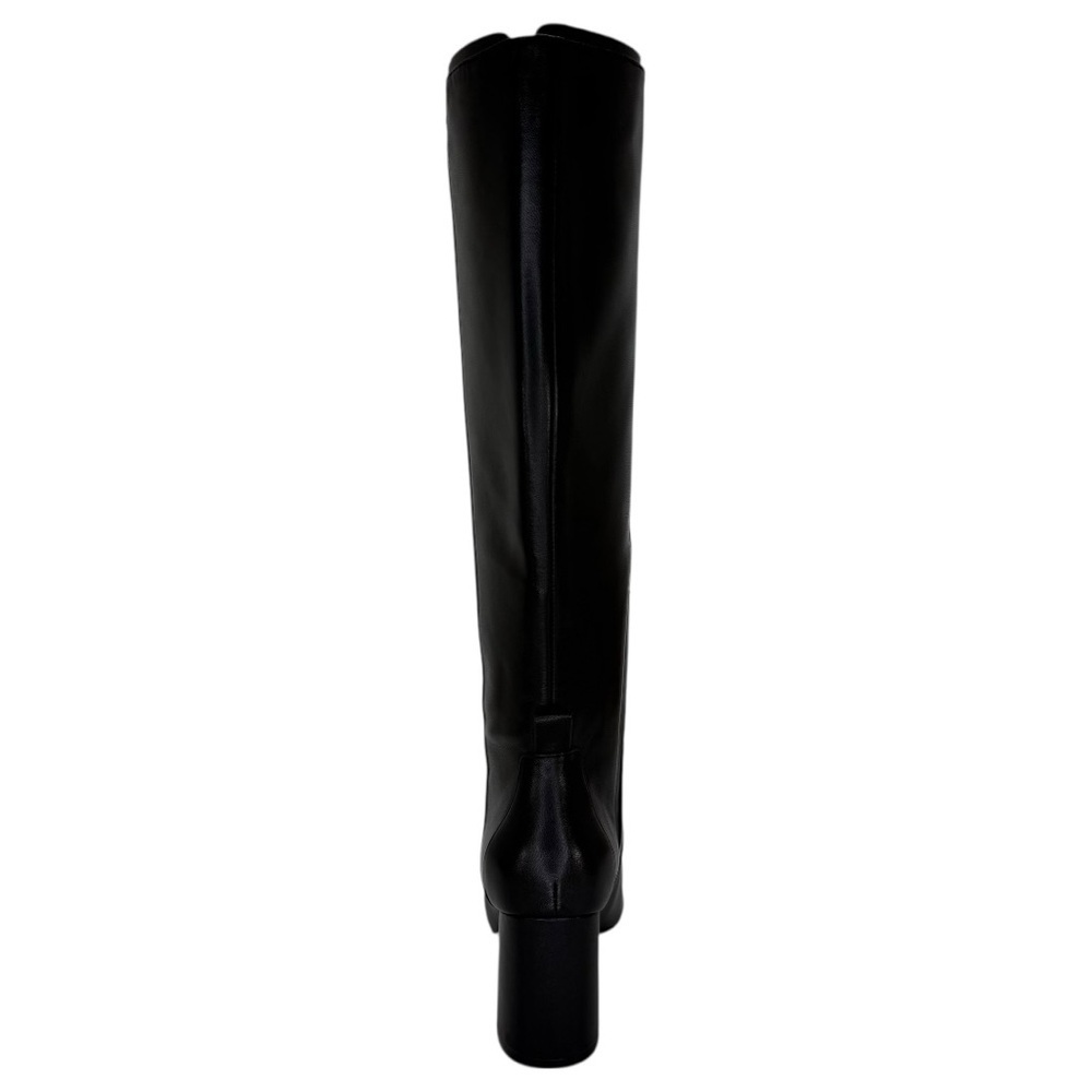 Cole Haan Chrystie Black Leather 75MM Knee High Heeled Womens Boots Size 7M - Picture 4 of 12